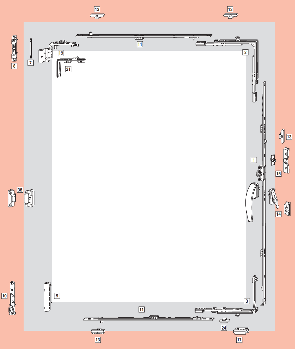 EURO-DESIGN 70 - REHAU / რეჰაუ - APG.GE